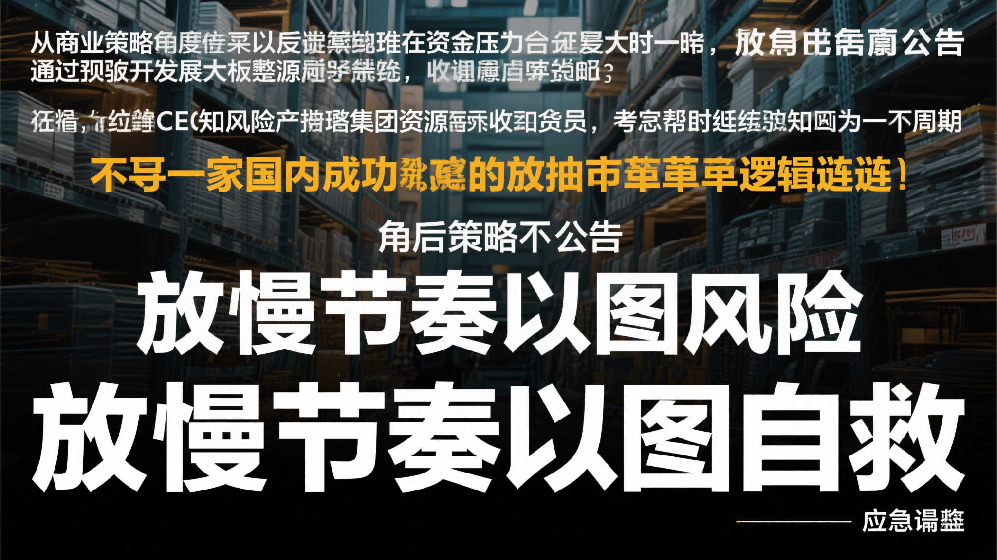 罗马仕深夜宣布暂停运营半年，这真的是你所谓的正常运作？