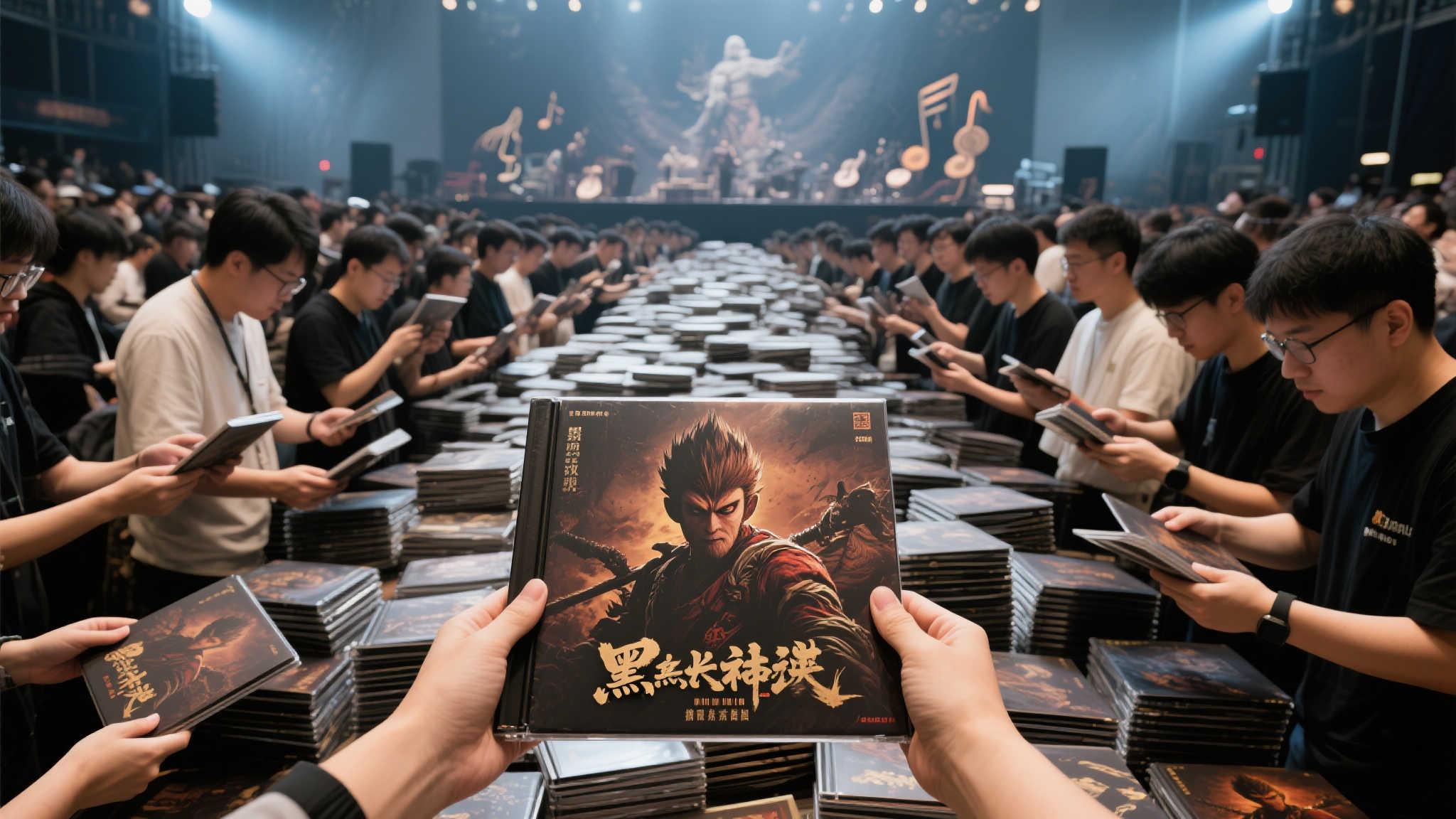 惊叹！《黑神话》音乐专辑“堆积如山”：每位员工都能分到一份